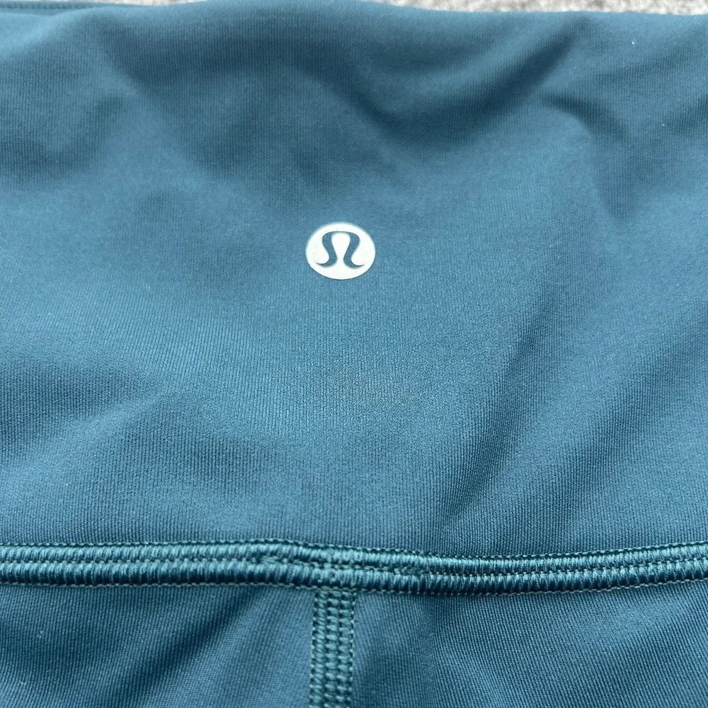 Lululemon Ready Set Go Crop Womens‎ 6 Submarine Stretch Activewear Leggings